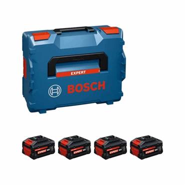 Bosch EXPERT 18V Battery with 4x EXBA18V-55 18V 5.5Ah Batteries in L-BOXX