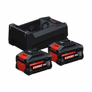 Bosch EXPERT 18V Starter Kit (2x EXBA18V-55 5.5Ah & GAL 12V/18V-80 Charger)