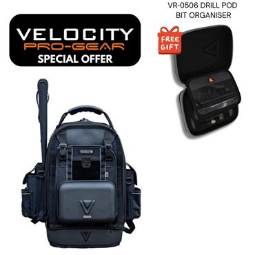 Velocity Rogue 55 Carpenter's Backpack - Shadow Black