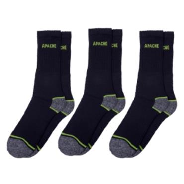 Apache 3 Pack Work Sock
