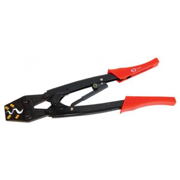 CK Ratchet Crimping Pliers For Bell Mouth Ferrules 6-25mm T3676