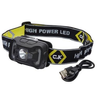 CK USB Rechargeable LED Head Torch T9613USB