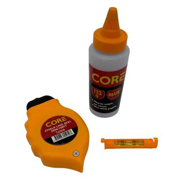 Core 3 Pcs Chalk Line Reel T6008