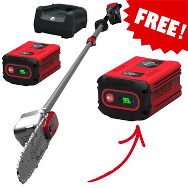 Cramer 82PST398 82V Professional Telescopic Pole Saw (1x4.0Ah)