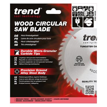 Trend Craft saw blade 160mm x 36 teeth x 20mm CSB/16036