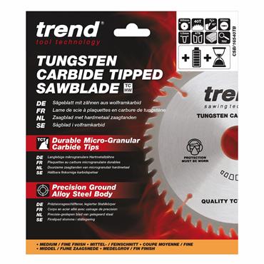Trend Craft saw blade 165mm x 40 teeth x 30 thin CSB/16540TB