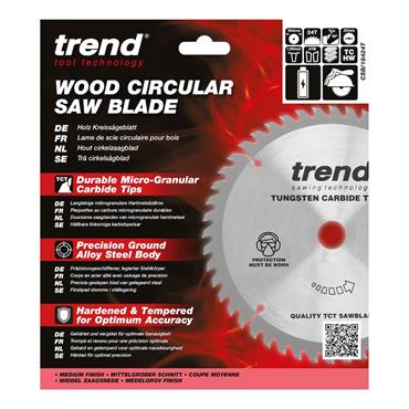 Trend Craft saw blade 184mm x 24 teeth x 20 thin CSB/18424T