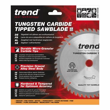 Trend Craft saw blade 184mm x 40 teeth x 20mm CSB/18440B