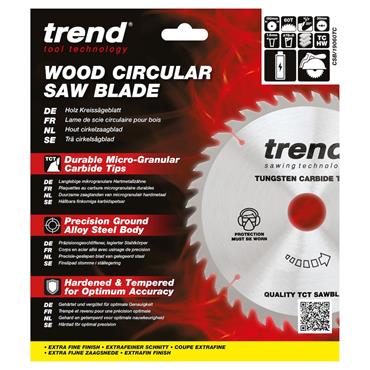 Trend Craft saw blade 190mm x 60 teeth x 30 x 1.55 for DCS575 CSB/19060TC