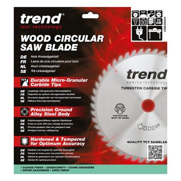 Trend Craft saw blade 250mm x 24 teeth x 30mm CSB/25024