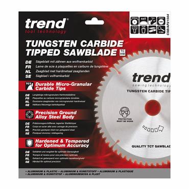 Trend Craft saw blade 215mm x 64 teeth x 30mm aluminium and plastic CSB/AP21564