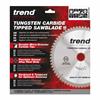 Trend Craft saw blade 215mm x 64 teeth x 30mm aluminium and plastic CSB/AP21564