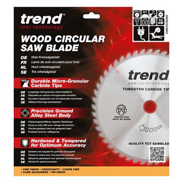 Trend Craft saw blade crosscut 260mm x 60 teeth x 30mm CSB/CC26060