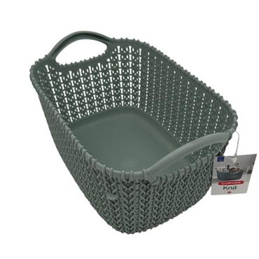 Curver Knit Basket (Misty Blue) 25082