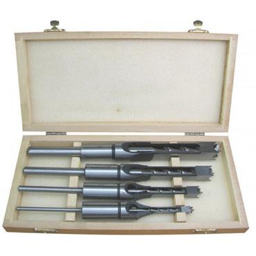 Charnwood MCCSET4 4 Piece Hobby Chisel Set in wooden case. 1/4", 3/8", 1/2", 5/8"