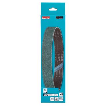 Makita D-80949 Abrasive Belt 40x760mm Z80 5PC