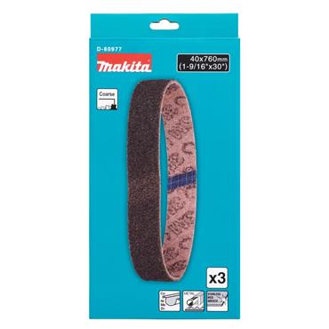 Makita D-80977 Coarse Conditioning Belt 3PC