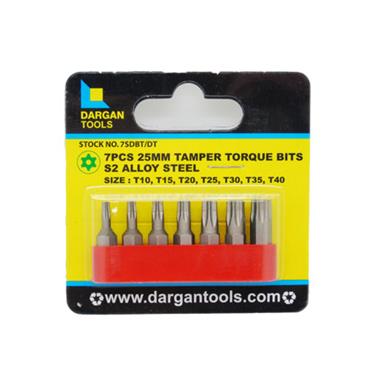 Dargan 7pce Torque Bit Set