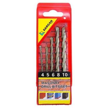 Dargan Masonry Drill Bits Set (4-10mm) - 5pc