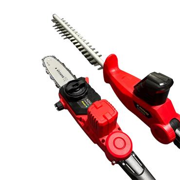 Dargan 18V Cordless Pole Chainsaw & Headge Trimmer 2 in 1 (1x2Ah)