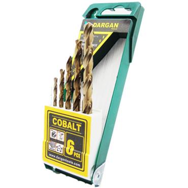Dargan 6pce Cobalt Drill Bit Set