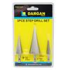 Dargan 3pce Step Hss Drill Set