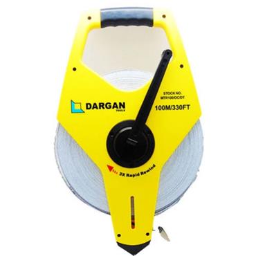 Dargan Fiberglass 100m Open Case Tape