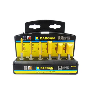 Dargan 6pce Router Bit Set ÃƒÂ¢Ã¢â€šÂ¬Ã¢â‚¬Å“ Carbide tip