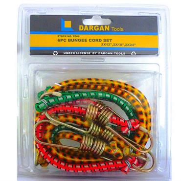 Dargan Bungee Cords 6pce