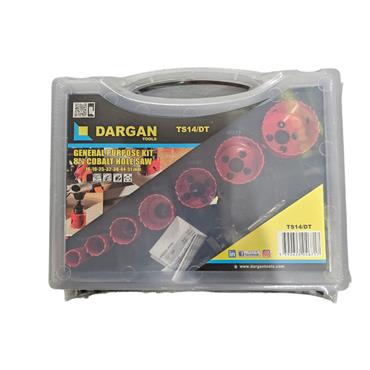 Dargan General Purpose Cobalt Hole Saw Kit (16-51mm) - 9pc
