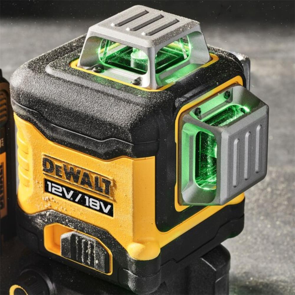 DeWALT DCE089D1G18 12/18V 3x360 Green Beam MultiLine Laser (1x2Ah
