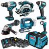Makita DLX6130TX1 18V 6 Piece Cordless Kit (3x5Ah)