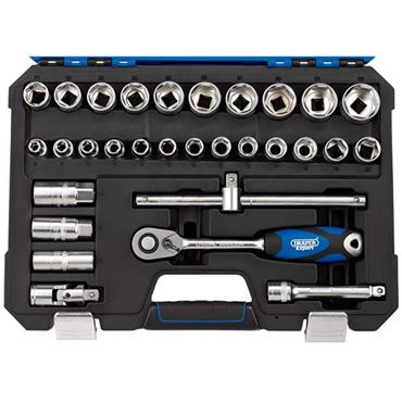 Draper 30 Piece Tools 1/2" Sq. Dr. Metric Socket Set