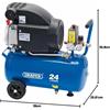 Draper 2HP 1.5KW 24L Direct Drive Air Compressor 24980 FREE Rivet Gun 33746 Worth €100