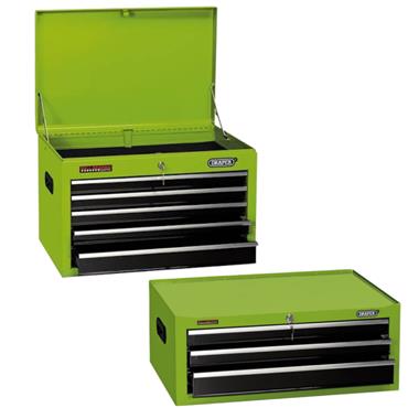 Draper 26'' 3 Drawer & 26'' 5 Drawer Tool Chest (Green)