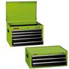 Draper 26'' 3 Drawer & 26'' 5 Drawer Tool Chest (Green)
