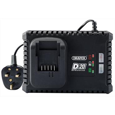 Draper DRA-55913 D20 Fast Battery Charger