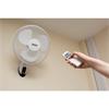 Draper 70975 16" Wall Mounted Fan & Remote
