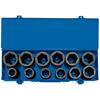 Draper 3/4" 12 Piece Metric & Imperial Deep Impact Socket Set in Metal Case 83281