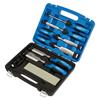 Draper Expert 8 Piece Soft Grip Wood Chisel & Sharpening  Kit 88605