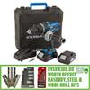 Draper Storm Force 20V Combi Drill 89523 (2x2Ah) (FREE Drill Bits)