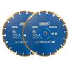 Draper 230mm Concrete Universal Cutting Disc Twin Pack