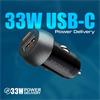 Promate 33W Ultra Fast Dual Port Car Charger 3.0 USB -C