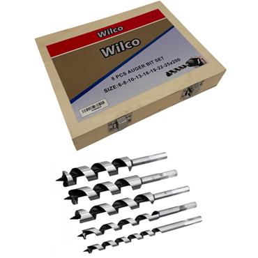 Wilco 8 Pcs Auger Bit Set