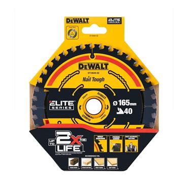 Dewalt DT10640 Extreme Framing Circular Saw Blade for Wood 165 x 20mm x 40T