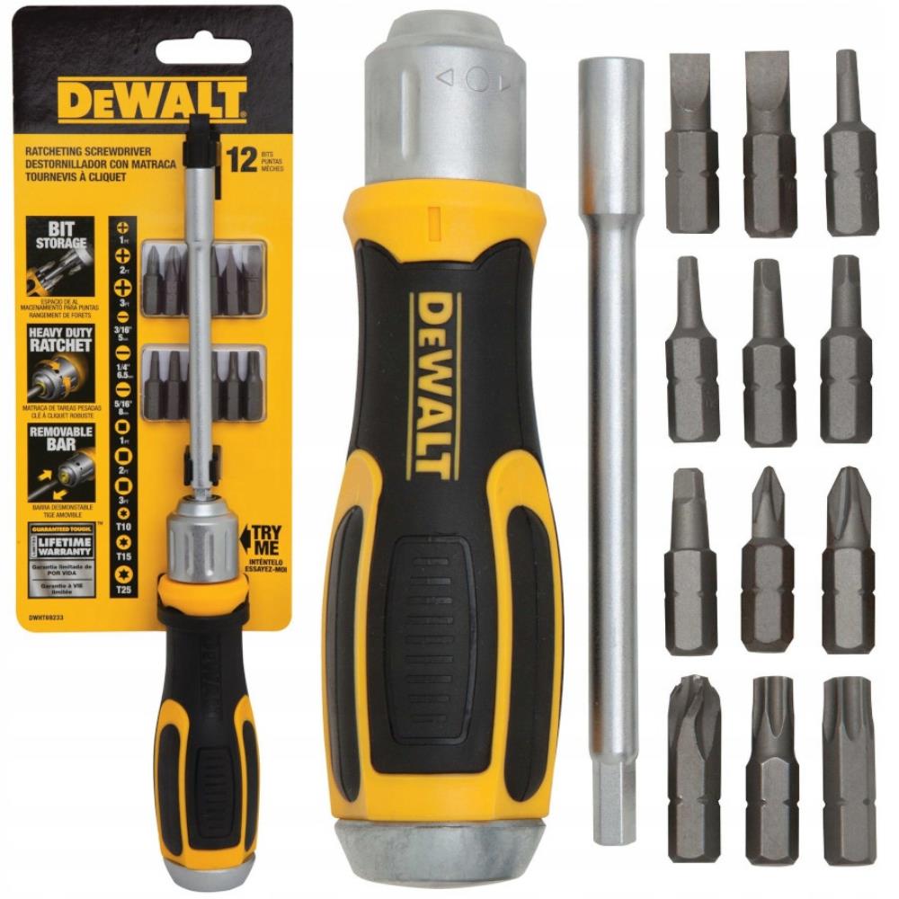 DeWALT DWHT69233 MultiBit Ratcheting Screwdriver Set Toolfix