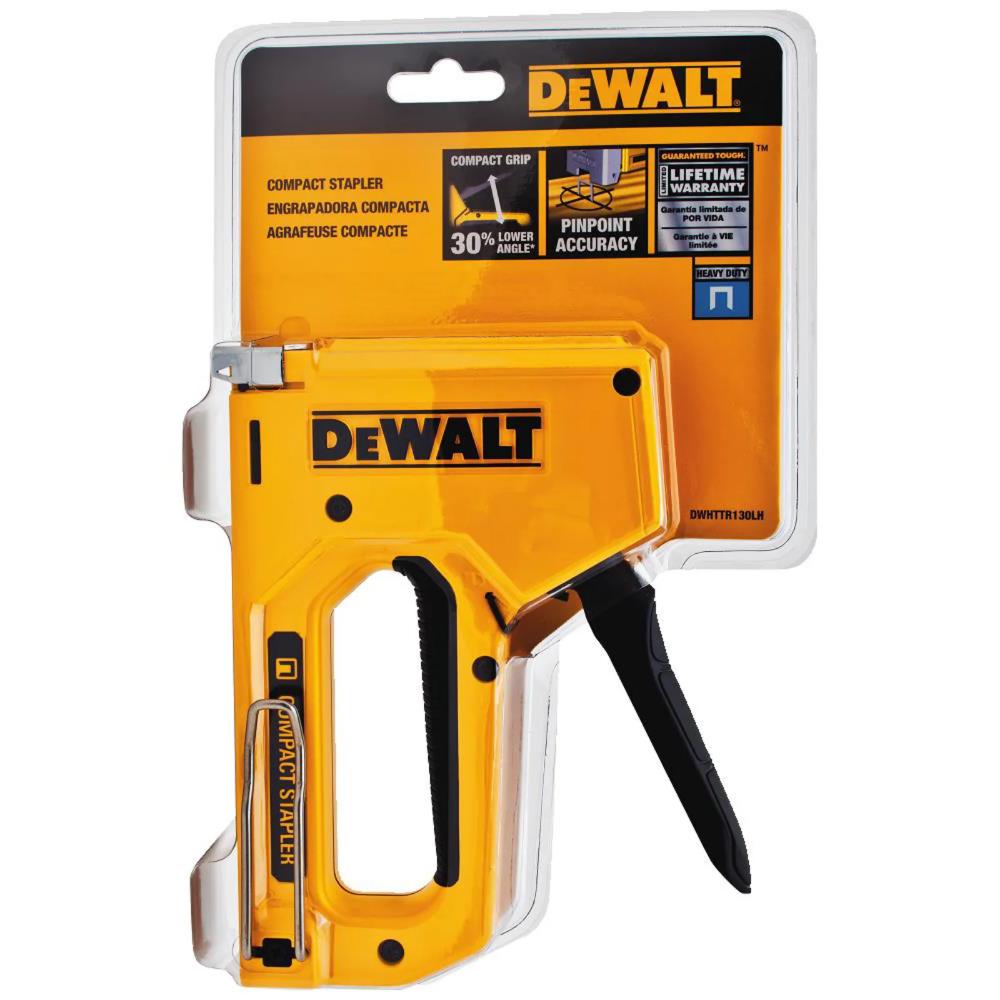 DeWALT DWHTTR130LH Staple Gun Manual Heavy Duty Narrow Crown Toolfix