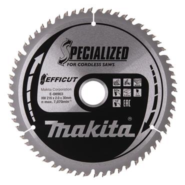Makita E-08903 Efficut Tct Saw Blade 216X30X60T Wood