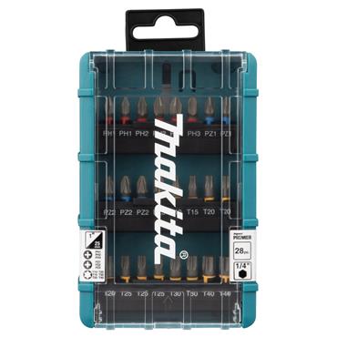 Makita E-25068 Impact Premier 28Pc Torsion Screw Bit Set