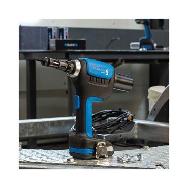 Scell-It Element-8 18V Battery crimper for nut inserts/blind nuts M3-M8 charger & (2 x 2Ah)